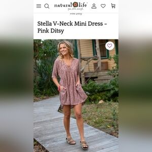 Natural Life Stella V-Neck dress